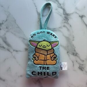 Little Sleepies Grogu Door Hanger Do not wake the child plush